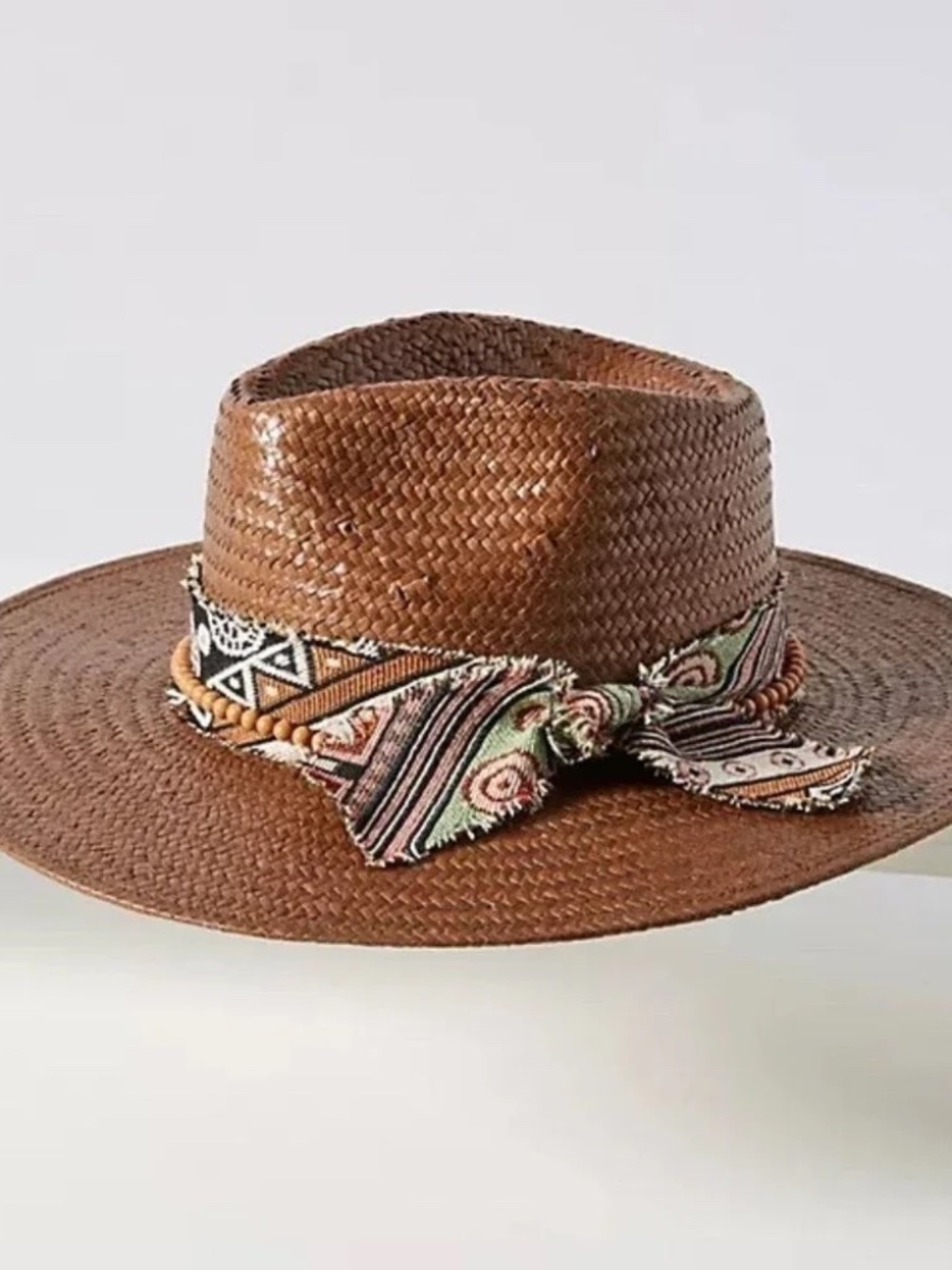 Anthropologie Scarf-Trimmed Rancher
